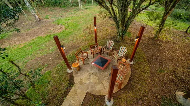 Deck e bosque